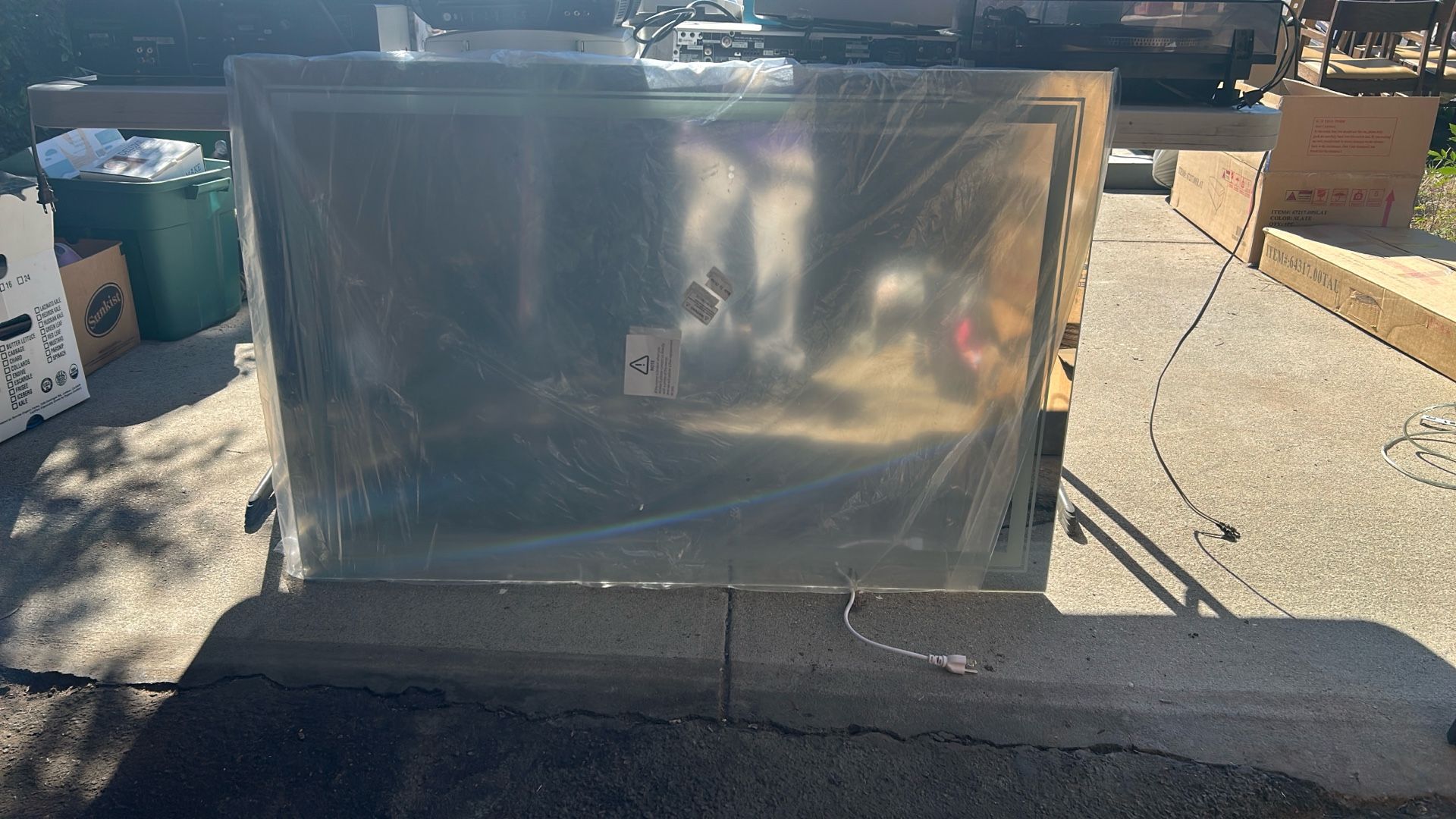 Bathroom Mirror LED- Rainbow Lights Only**