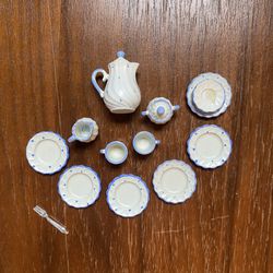 Vintage Miniature Doll Tea Set
