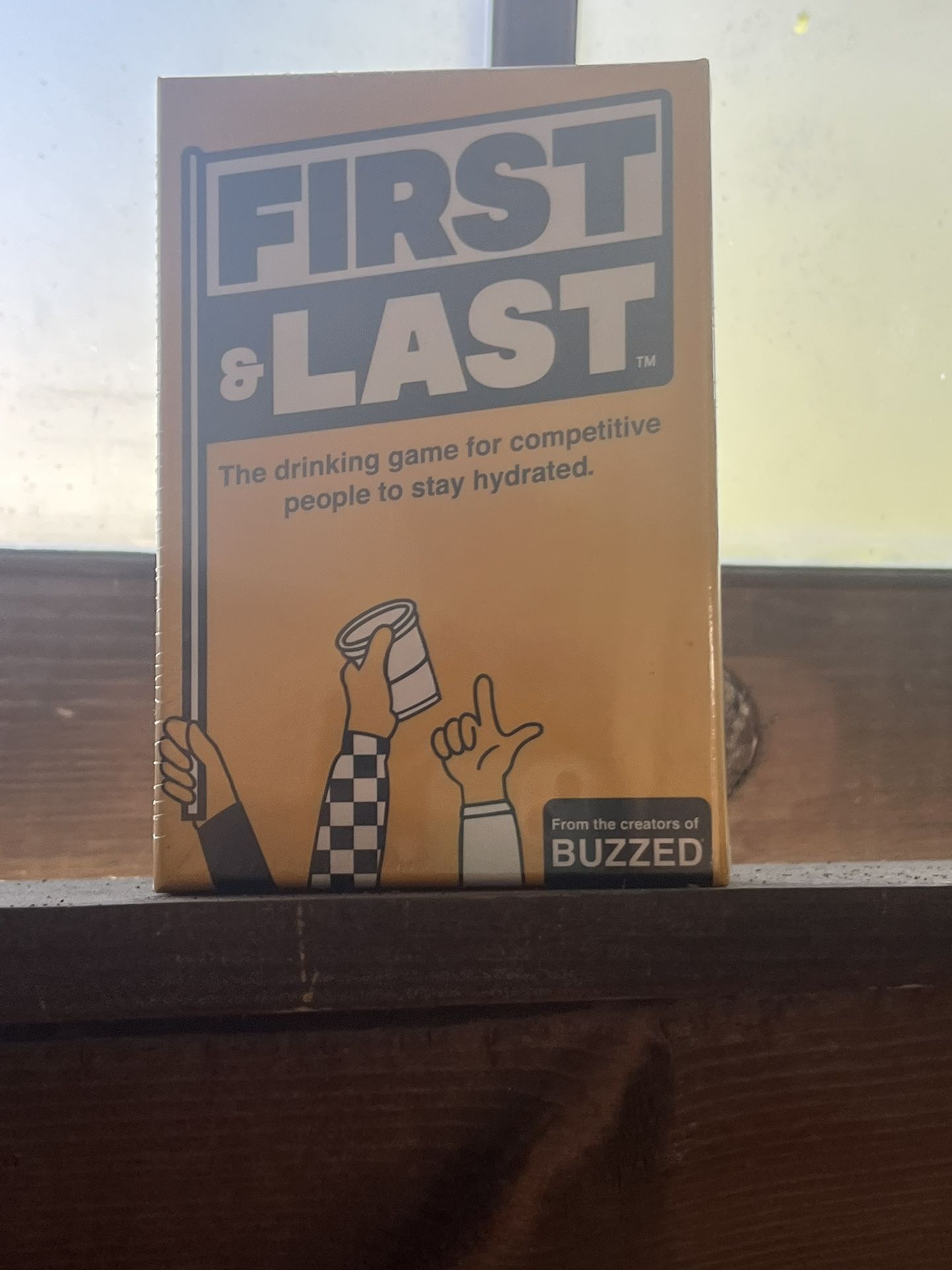 First And Last Drinking Game Cards -New