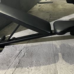 Folding Adjustable Weight Bench And Adjustable Dumbbell Set