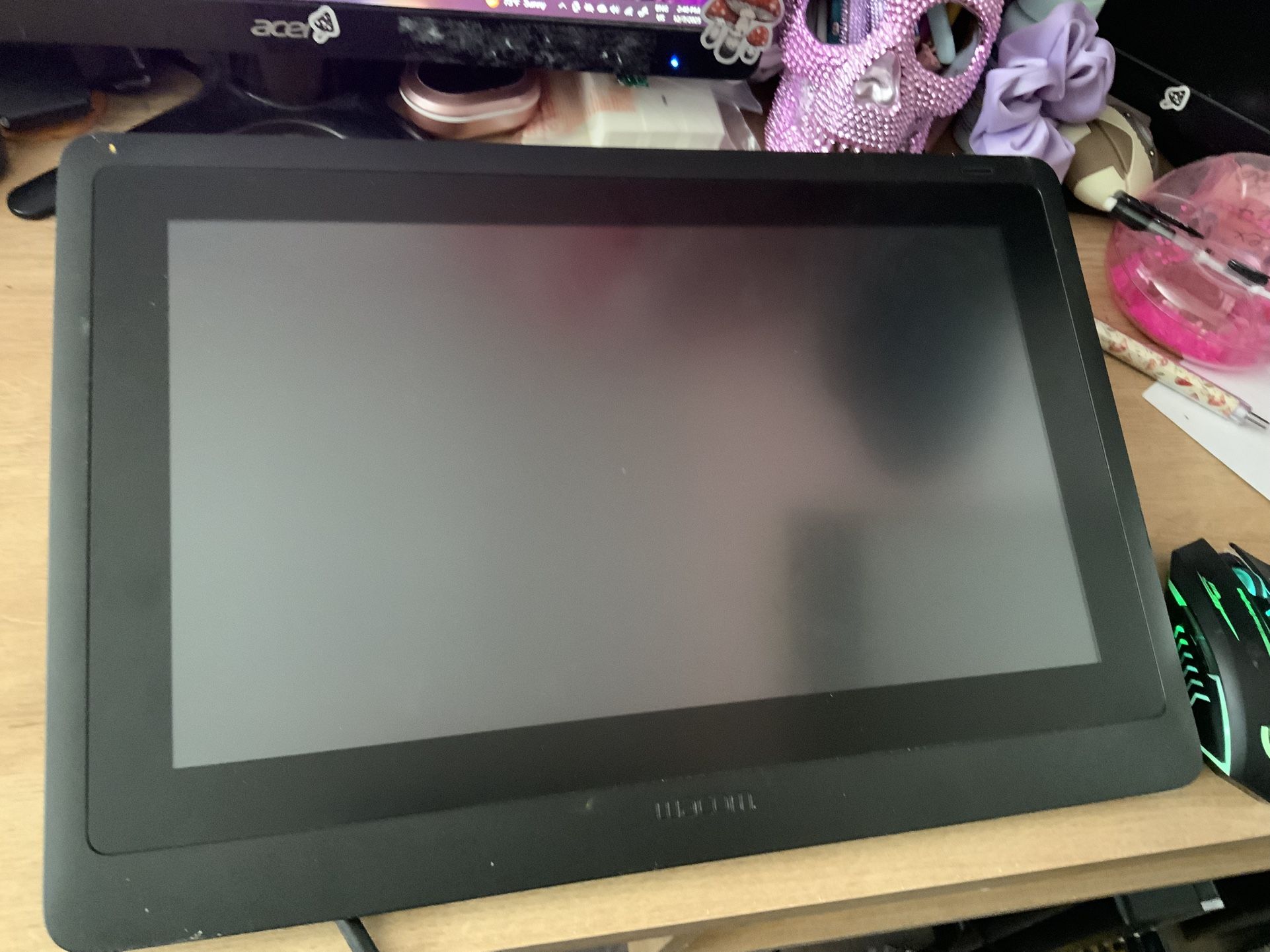 Wacom - Cintiq 16 Creative Tablet - Black Without The Pen