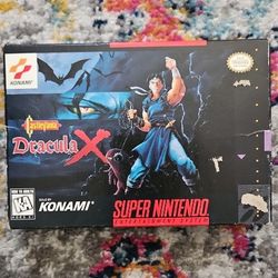 Castlevania Dracula X complete Super Nintendo 