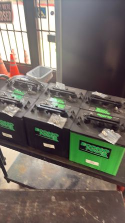 Six volt pallet jack or golf cart batteries