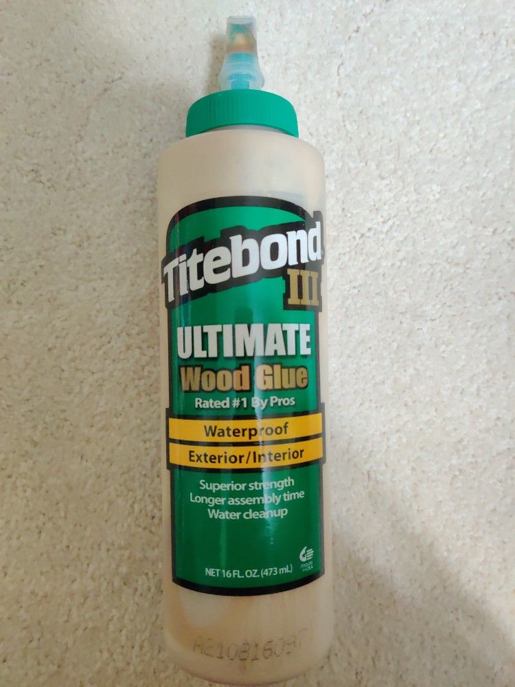 Titebond III Ultimate Wood Glue (16 oz.) - Waterproof - Used