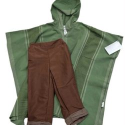 NWT Disney Store Bruno Costume Poncho and pants For Kids. Encanto. Size: 5/6