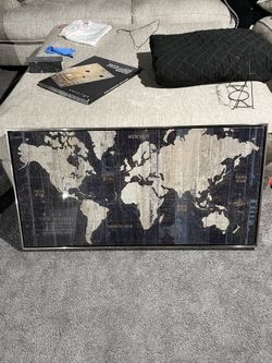 Decorative Map Of The World 