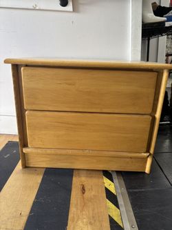 2-Drawer Wood Dresser 