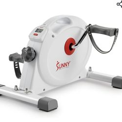 Sunny Health & Fitness Smart Under-Desk Bike Exerciser, Low-Impact Cardio Cycling Equipment for Home