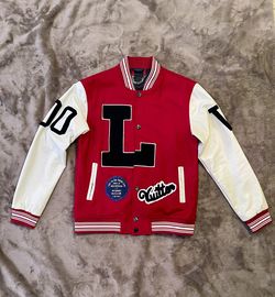 Louis Vuitton X Virgil Abloh “MLK Dreaming” Red Varsity Letterman Jacket -  $850 for Sale in Phoenix, AZ - OfferUp