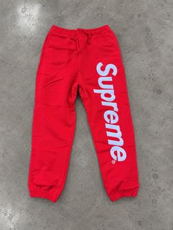 Supreme Red Sweatpants