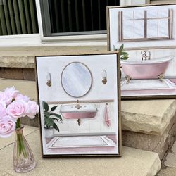 PRETTY BATHROOM WALL DECOR 