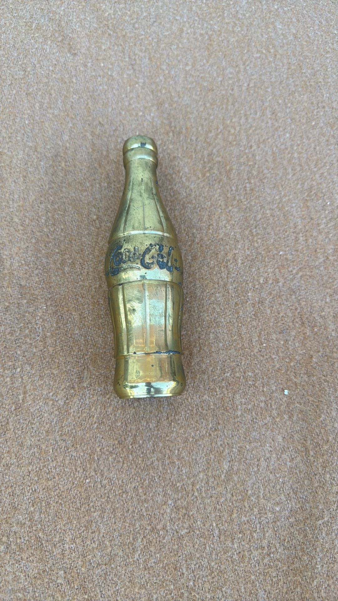 Coca-Cola Brass Bottle