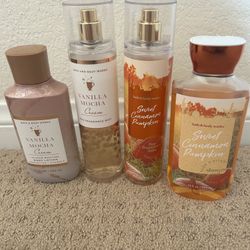 Bath and Bodyworks Lotion,  Sprays & Body Wash