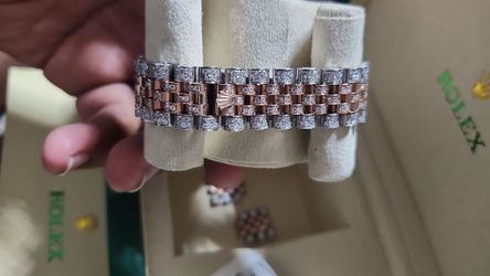 New  rolex watch moissanite diamond