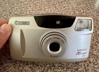 Canon Sure Shot 76 Zoom 35mm Point & Shoot Film Camera w/ 38-76mm