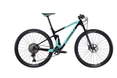 Medium Bianchi CV FS 9.2 Carbon Fiber full suspension mountain Bike