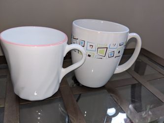 Corelle and Corning cups