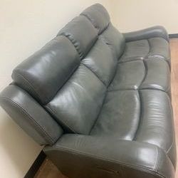 Leather Electric Recliner Couch