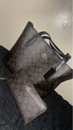 Coach bag and matching wallet
