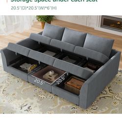 Sectional With Storage