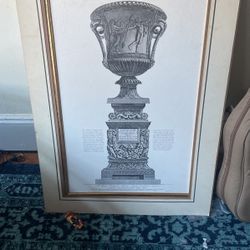 Piranesi engraving is titled Vaso Antico di Marmo Adornato di Eccellenti Sculpture