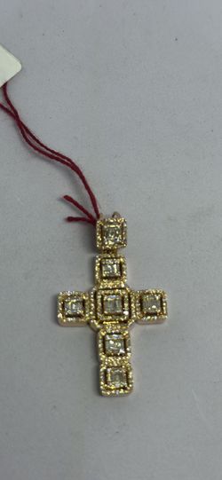 14 K Rose Gold With Biguettes 