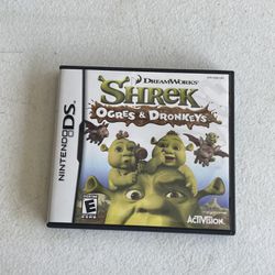 Nintendo DS Shrek Ogres and Dronkeys Game 