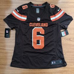 Cleveland Brown Baker Mayfield Jersey Size Large 