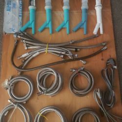 STAINLESS STEEL BRAIDED HOSES for SINKS & DISHWASHERS   
