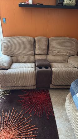 5 piece reclining couch set