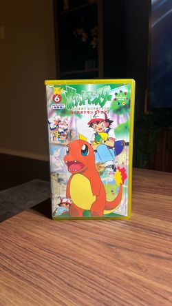 Vintage Pokémon Vol 6 Japanese VHS Tape Charmander Squirtle Squad Debut 1998
