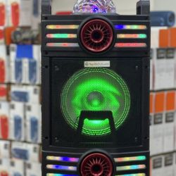 Rechargeable 2x10” Speaker With Free Mic