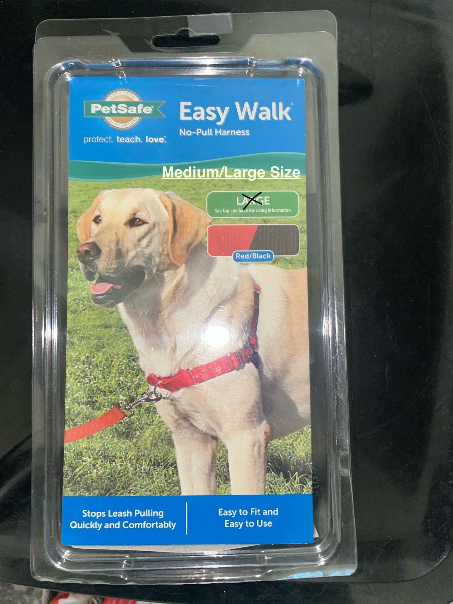 Dog Harness (PetSafe Red & Black No Pull Dog Harness)