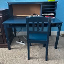 Boys Blue Desk 