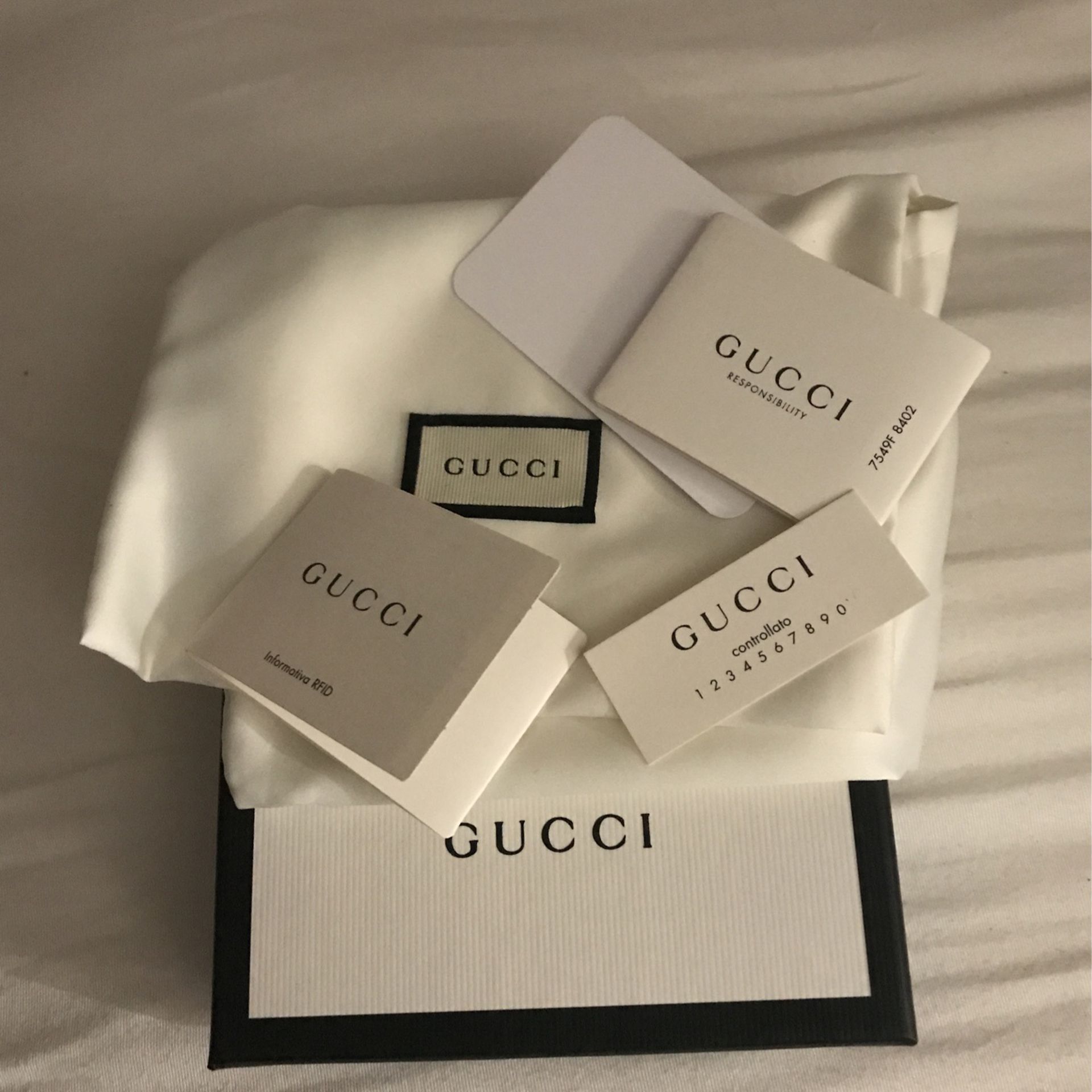 Original Gucci Wallet Box With Tags 