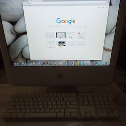 Apple iMac 20"  All-in-One  MA200LL/A w Keyboard and Mouse Like New