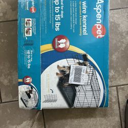 Aspen Pet Wire Kennel For Up To 15 Lbs. 
