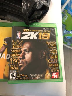 Xbox one game NBA 2k19