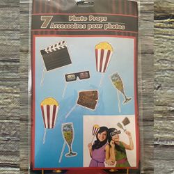 New Movie Themed Photo Booth Prop Set