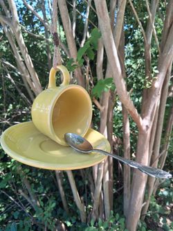 Handmade vintage Birdfeeder