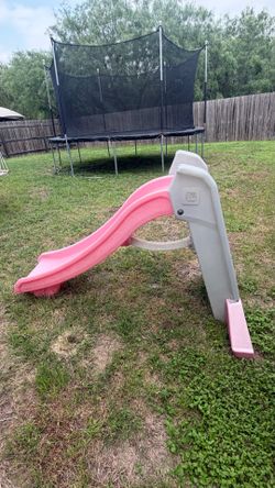 Pink kids slide (toddler)