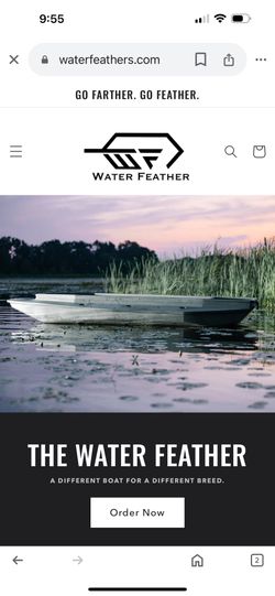 Duck Boat New Water Feather Save Today !