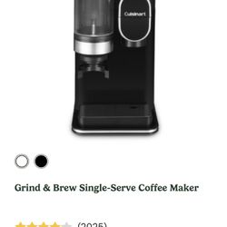 $35. OBO Cuisinart Grind & Brew Single Serve 