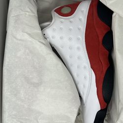 Men’s Air Jordan Retro 13  - White/Black-Team Red - Size 11