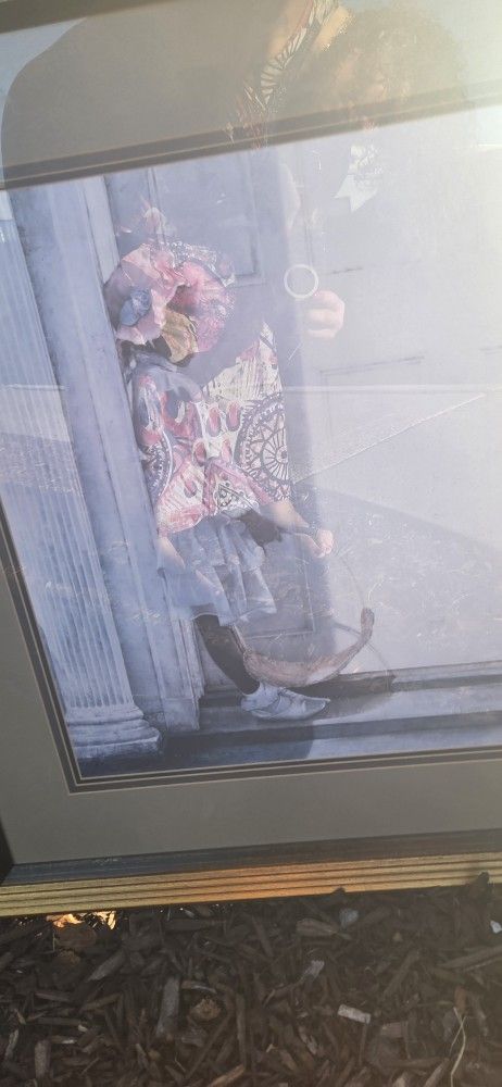 "Young Alicia" Framed Large Canvas