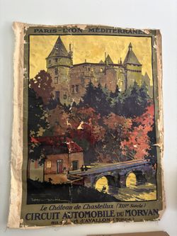 French Vintage Authentic Lithograph / Roger Soubie 