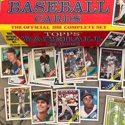 Topps baseball Cards/ 1988 The Official 1988 Complete set