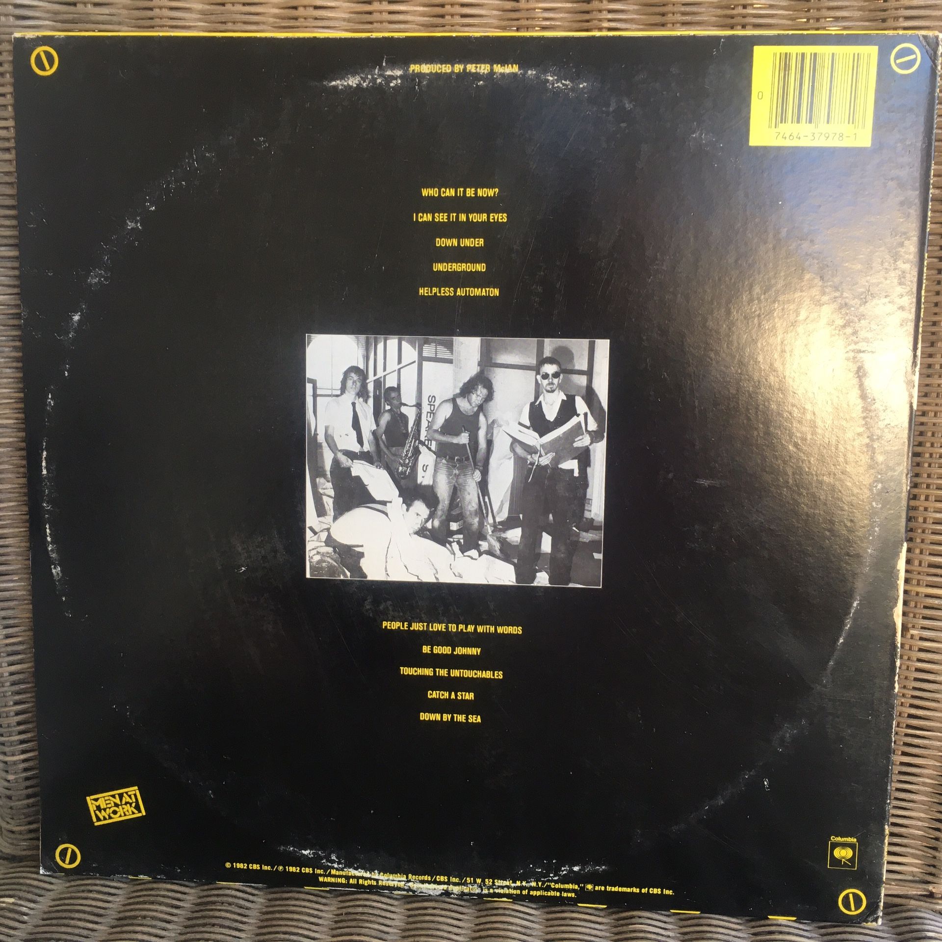 Men At Work Vinyl Record