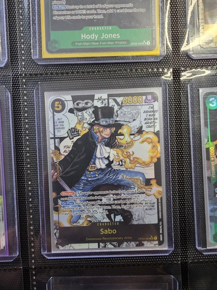 One Piece Tcg Sabo Manga Rare