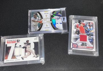 Shohei Ohtani / Barry Bonds #d/75 $350 For All 3